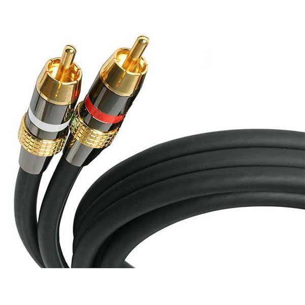 StarTech AUDIORCA50 50 ft Premium Stereo Audio Cable RCA - M/M RCA Male - RCA