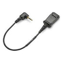 Plantronics 61866-01 Quick Disconnect to 2.5mm Sub-Mini Male Cable Adapter