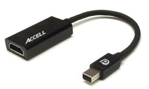 Accell B086B-008B UltraAV Mini DisplayPort to HDMI Active Adapter Video Audio