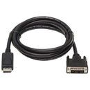 Tripp Lite P581-010 10FT DisplayPort to DVI Video Audio MM Cable Adapter BLACK