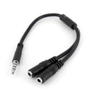 StarTech MUYHSMFF 3.5mm 4 Position to 2x 3 Position 3.5mm Headset Splitter