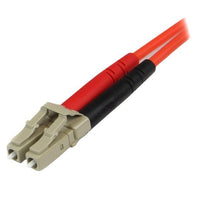 StarTech 50FIBLCST2 2m Multimode 50/125 Duplex Fiber Patch Cable LC - ST