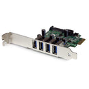 StarTech PEXUSB3S4V 4 Port PCI Express PCIe SuperSpeed USB 3.0 Controller Card