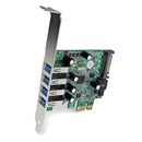 StarTech PEXUSB3S4V 4 Port PCI Express PCIe SuperSpeed USB 3.0 Controller Card
