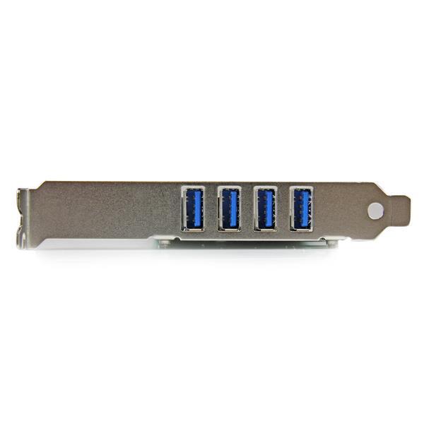 StarTech PEXUSB3S4V 4 Port PCI Express PCIe SuperSpeed USB 3.0 Controller Card