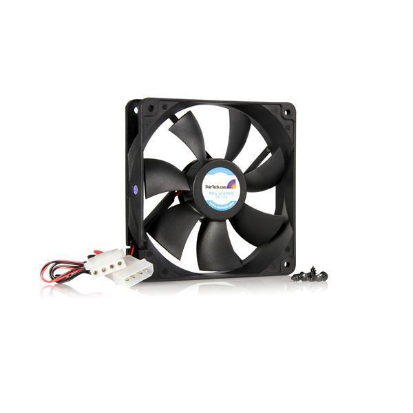 StarTech FANBOX12 120x25mm Dual Ball Bearing Computer Case Fan w/ LP4 Connector