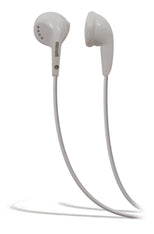 Maxell 190599 EB-95 White Earbuds - Stereo - White - Wired - Earbud- Binaural