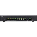 Cisco SF302-08PP-K9-NA SF302-08PP 8-Port 10/100 PoE+ Managed Switch 10 Ports
