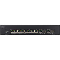 Cisco SF302-08PP-K9-NA SF302-08PP 8-Port 10/100 PoE+ Managed Switch 10 Ports