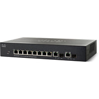 Cisco SF302-08PP-K9-NA SF302-08PP 8-Port 10/100 PoE+ Managed Switch 10 Ports