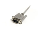 StarTech MXT1003 3ft Gray Straight Through DB9 RS232 Serial Cable Male Female