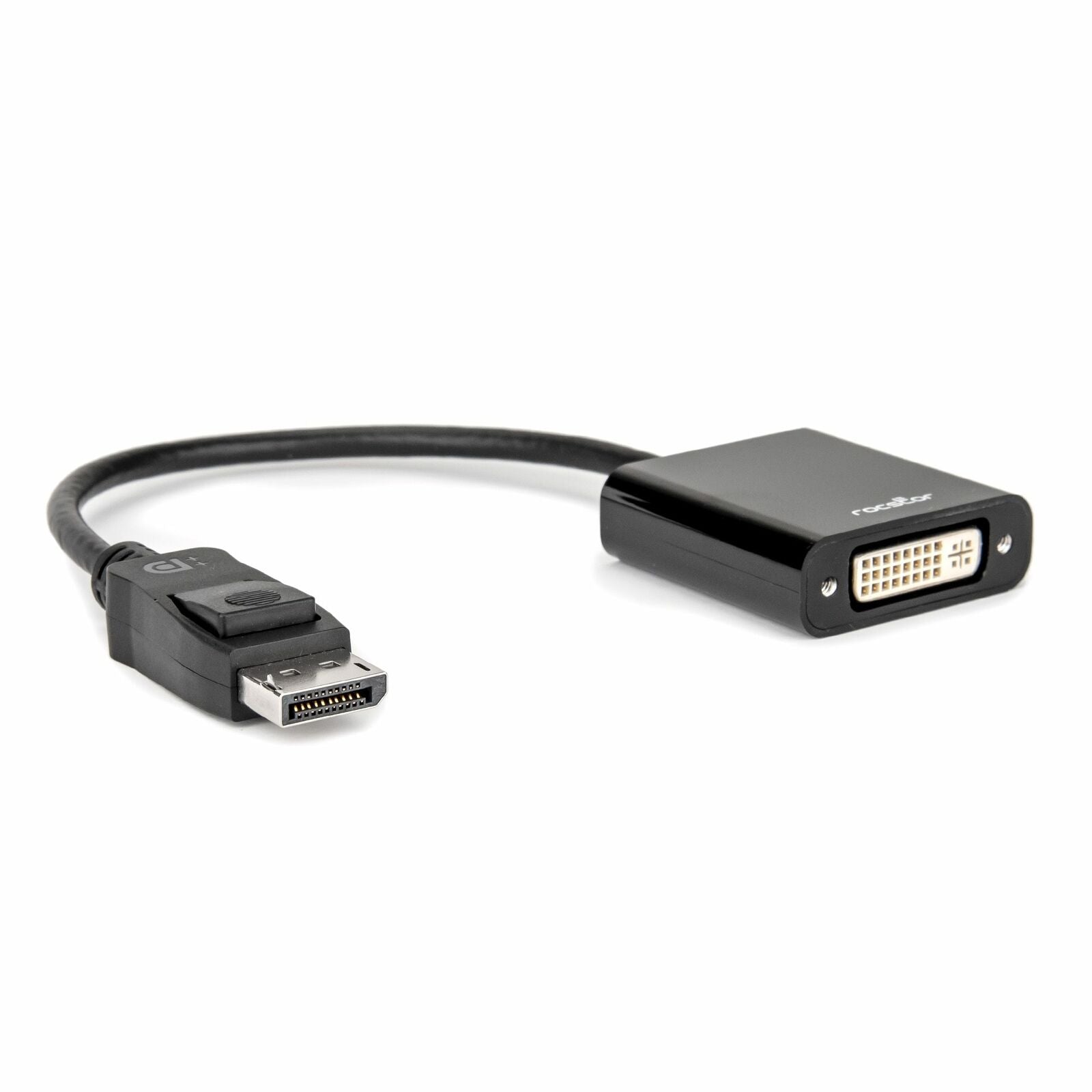 Rocstor Y00DVI-BK DisplayPort to DVI Adapter - 7.90" DisplayPort/DVI Video Cable