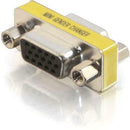 C2G 18962 HD15 VGA F/F Mini Gender Changer (Coupler) - 1 x HD-15 Female