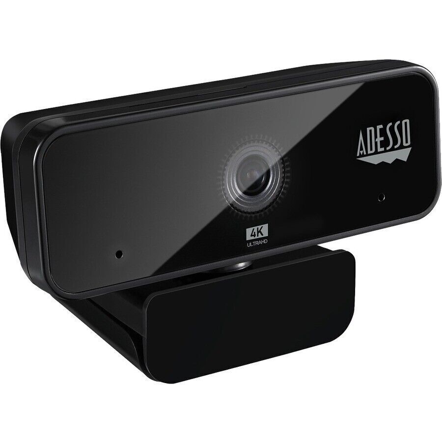 Adesso CyberTrack H6 Webcam - 8 Megapixel - 30 fps - Black - USB 2.0