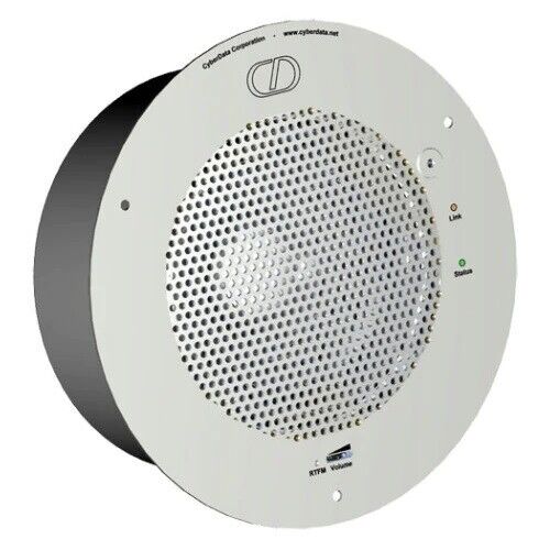 Cyberdata 011104 RAL 9002 Gray White Syn-Apps Eabled Speaker SA Announce