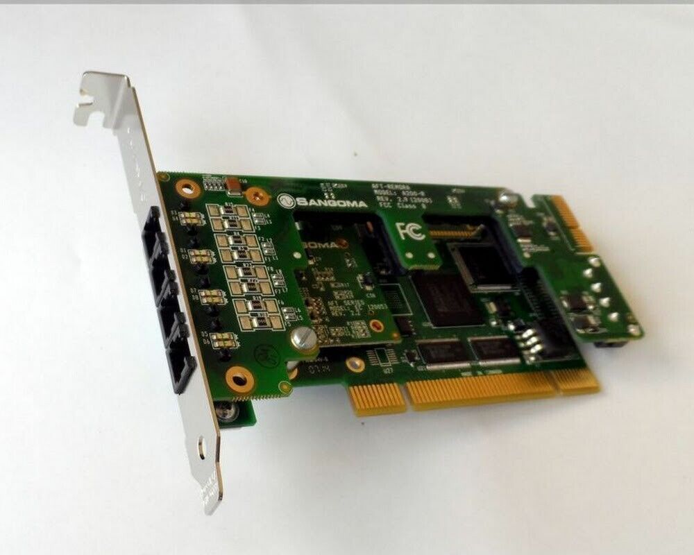 Sangoma A20101D 2 FXS 2 FXO analog card w/ EC HW - PCI