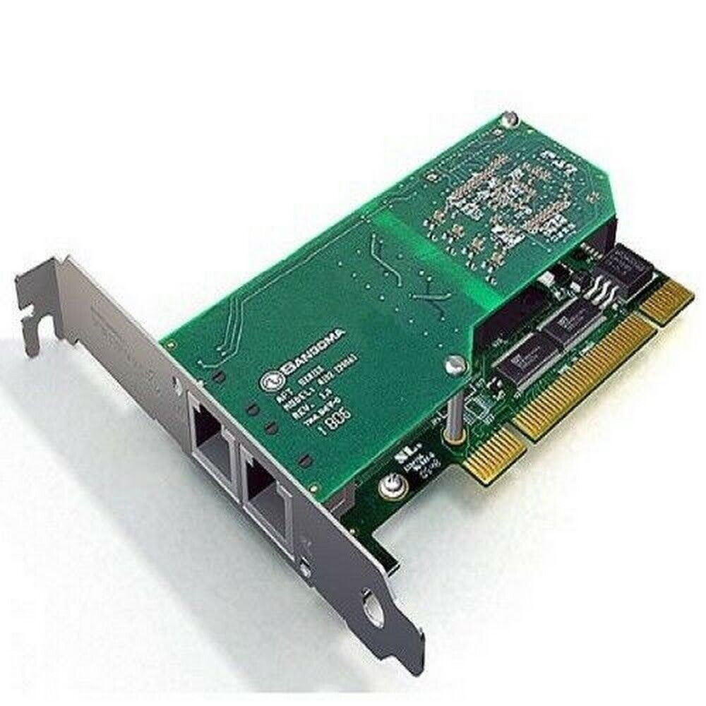 Sangoma A102D AFT Dual T1 E1 Data Streams PCI Asterisk Voice Card w/ EC Hardware