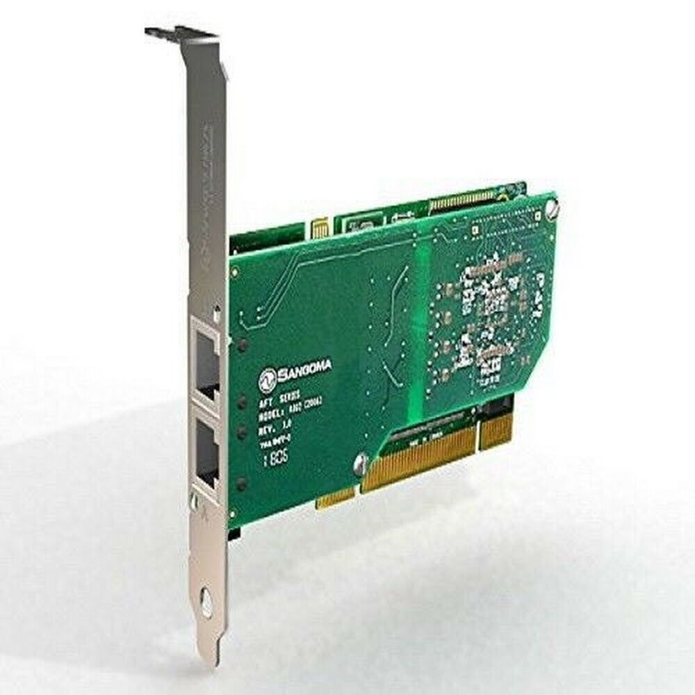 Sangoma A102 AFT Dual T1 E1 Data Streams PCI Asterisk Voice Card