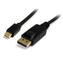 StarTech MDP2DPMM6 6 ft Mini DisplayPort to DisplayPort 1.2 Adapter Cable Male
