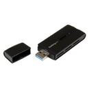 StarTech USB867WAC22 USB 3.0 AC1200 Dual Band Wireless-AC Network Adapter- Black