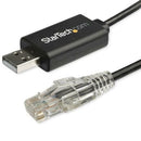 StarTech ICUSBROLLOVR 6ft. / 1.8m Cisco USB Console Cable - USB to RJ45 Rollover