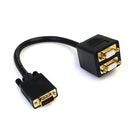 StarTech VGASPL1VV 1 ft VGA to 2x VGA Video Splitter Cable 1 Male 2 Female