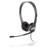 Cyber Acoustics AC-204 Headset - Stereo - Wired - 20 Hz - Over-the-head