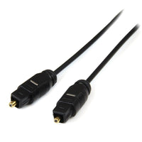 StarTech THINTOS6 Toslink Optical Digital SPDIF Audio Cable - 6ft - Black