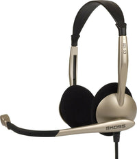 Koss CS100 Binaural Headset - Wired Connectivity - Stereo - Over-the-head