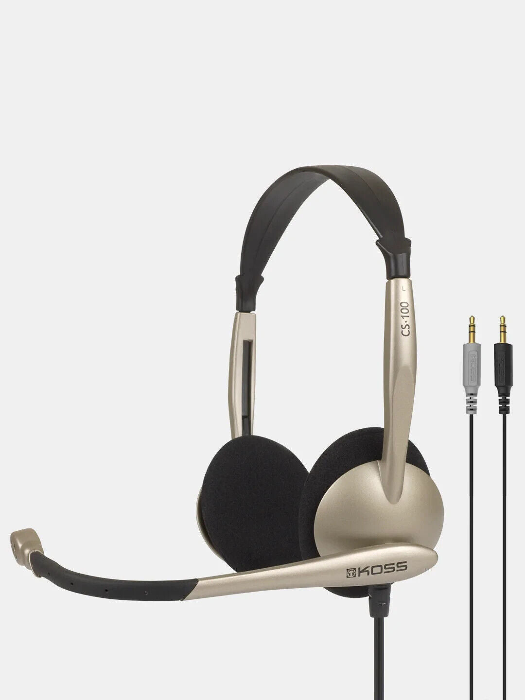Koss CS100 Binaural Headset - Wired Connectivity - Stereo - Over-the-head