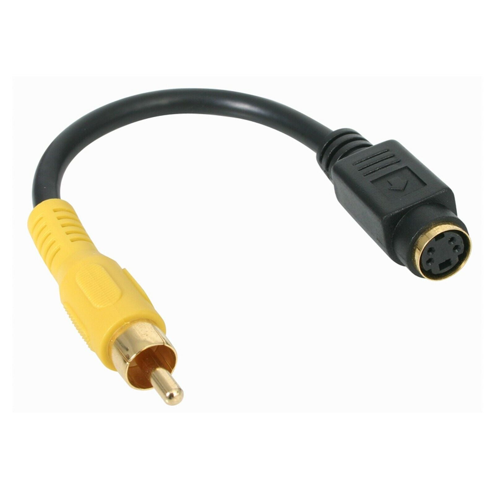 StarTech SVID2COMPFM 6in S-Video to Composite Video Adapter Female Male Cable