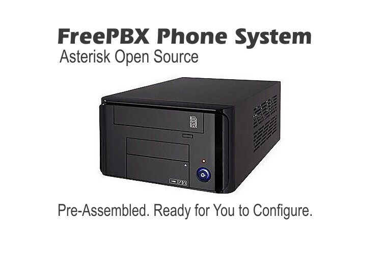 ATOM Asterisk FreePBX IP VoIP Business PBX 42 Ext Voicemail No License to Pay