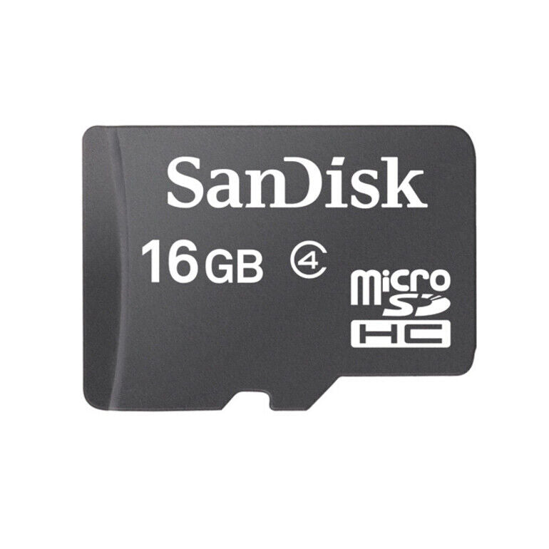 SanDisk SDSDQ-016G-A46A 16 GB Class 4 microSDHC - Water Proof, Shock Proof