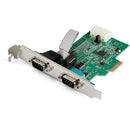 StarTech PEX2S953 2-port PCI Express RS232 Serial Adapter Card - PCIe to Dual