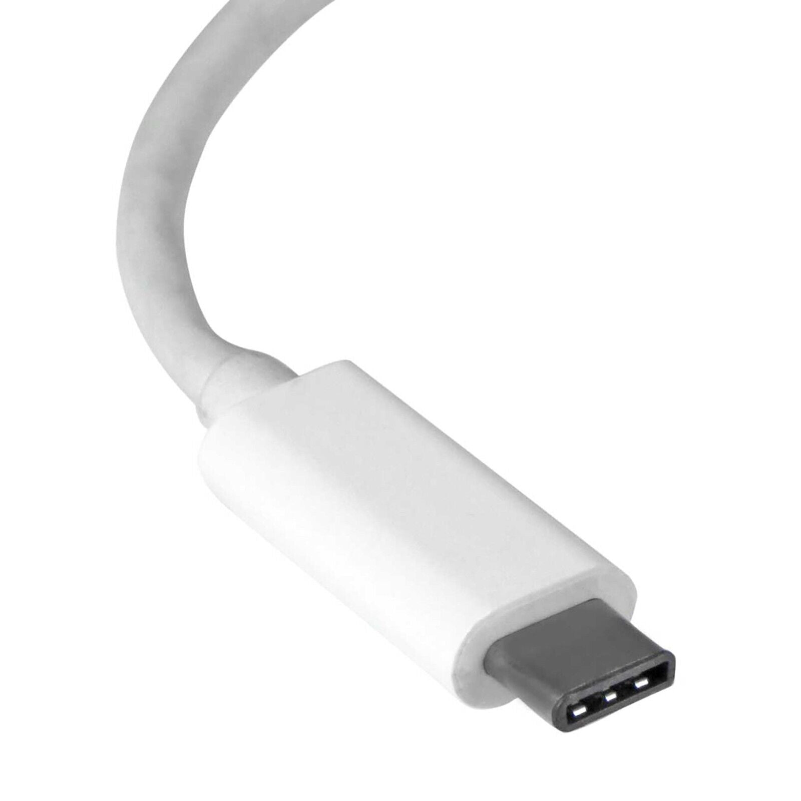 StarTech US1GC30W USB-C to Gigabit Ethernet Adapter - White - Thunderbolt 3 Port