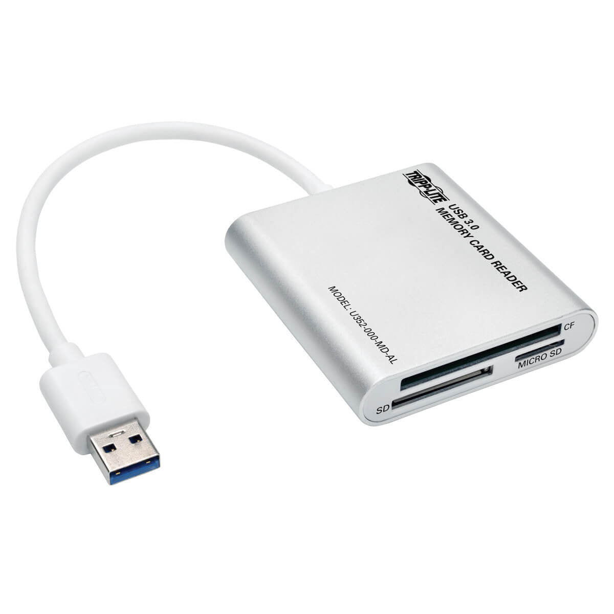 Tripp Lite U352-000-MD-AL USB 3.0 SuperSpeed Multi-Drive Memory Card Reader