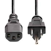 StarTech PXT101146 6ft(1.8m) Heavy Duty Power Cord, NEMA 5-15P to C13, 15A 125V