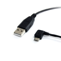 StarTech UUSBHAUB6LA 6 ft Micro USB Cable - A to Left Angle Micro B