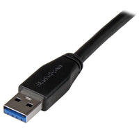 StarTech USB3SAB5M 5m 15 ft Active USB 3.0 USB-A to USB-B Cable - M/M - USB A to