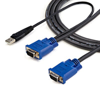 StarTech SVECONUS10 2-in-1 - Video / USB cable - 4 pin USB Type A, HD-15 (M)