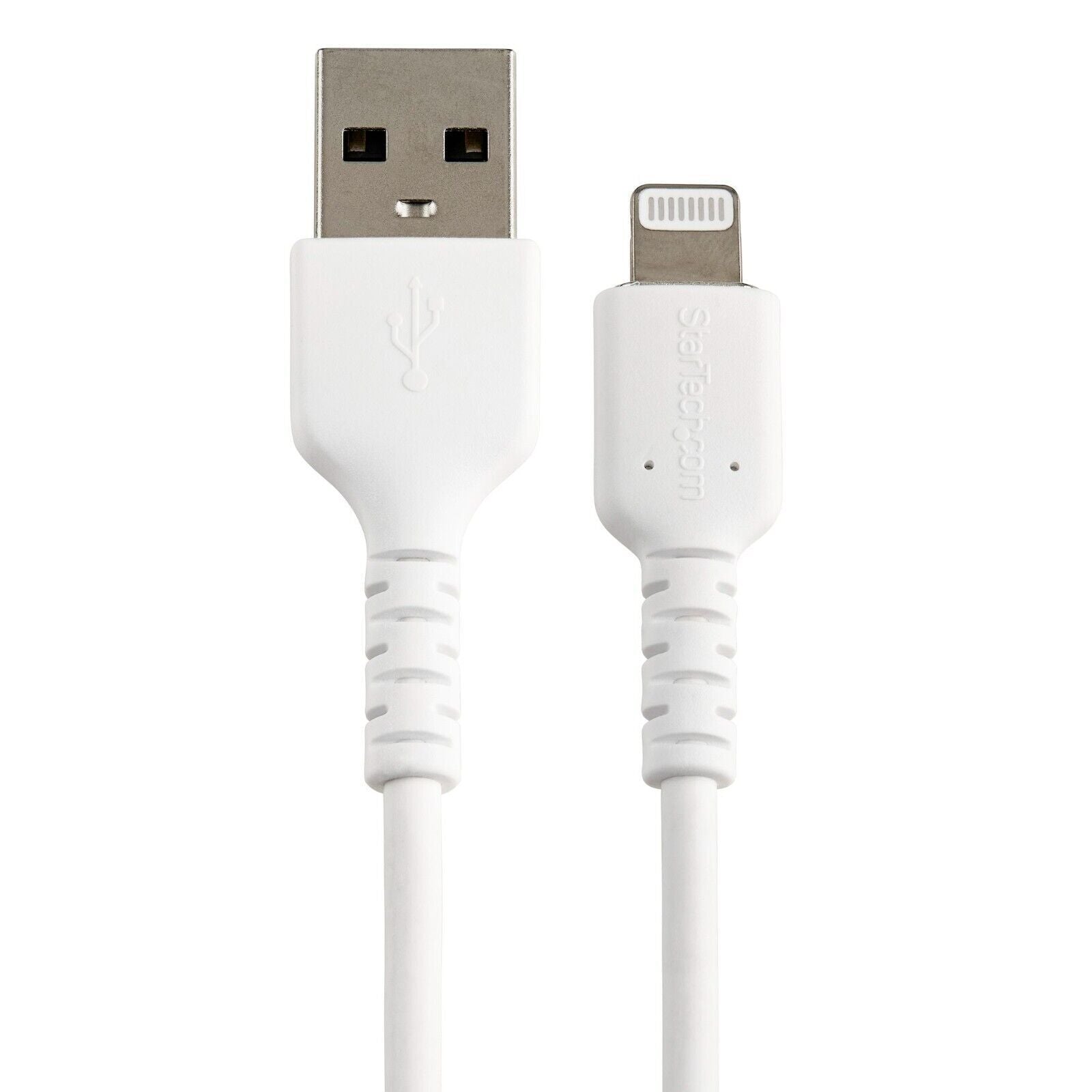 StarTech RUSBLTMM30CMW 12inch/30cm Durable White USB-A to Lightning Cable Rugged