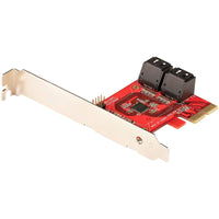 StarTech 4P6G-PCIE-SATA-CARD SATA PCIe Card, 4 Port PCIe SATA Expansion Card