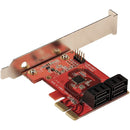 StarTech 4P6G-PCIE-SATA-CARD SATA PCIe Card, 4 Port PCIe SATA Expansion Card