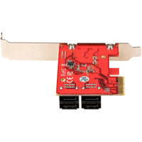 StarTech 4P6G-PCIE-SATA-CARD SATA PCIe Card, 4 Port PCIe SATA Expansion Card