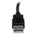StarTech USBAB2MR 2m USB 2.0 A to Right Angle B Cable - M/M - Black
