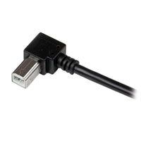 StarTech USBAB2MR 2m USB 2.0 A to Right Angle B Cable - M/M - Black