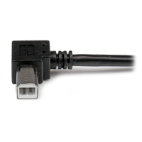 StarTech USBAB2MR 2m USB 2.0 A to Right Angle B Cable - M/M - Black