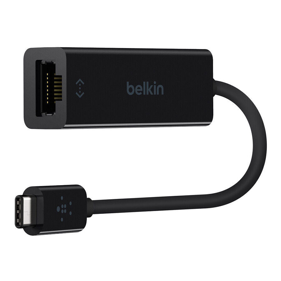 Belkin B2B145-BLK Gigabit Ethernet Card - USB Type C - 1 Port(s) - 1 - Twisted P