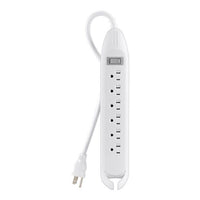 Belkin F9D160-12 6-Outlet Sliding Cover Power Strip - 12 ft Cord - Beige