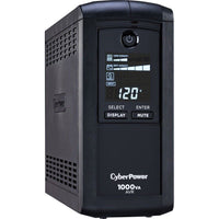 CyberPower CP1000AVRLCD Intelligent LCD UPS Systems - 1000VA/600W, 120 VAC